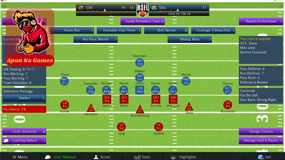 Pro Strategy Football 2025